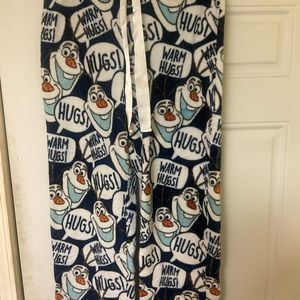 Disney Olaf Fleece Lounge Pants